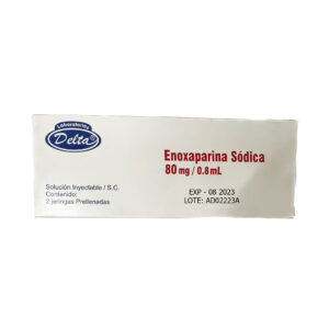 ENOXAPARINA SÓDICA 80 mg/ 0,8 ml