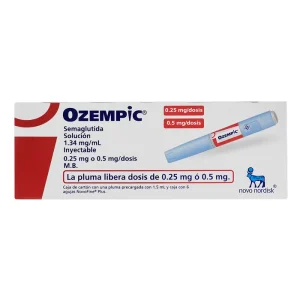 Ozempic 1.34 mg / mL | Semaglutida | Solución inyectable | Laboratorio Novo nordisk