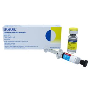 Vacuna Stamaril Fiebre Amarilla Sanofi Inyectable Frasco x 1 Ampolla Dosis
